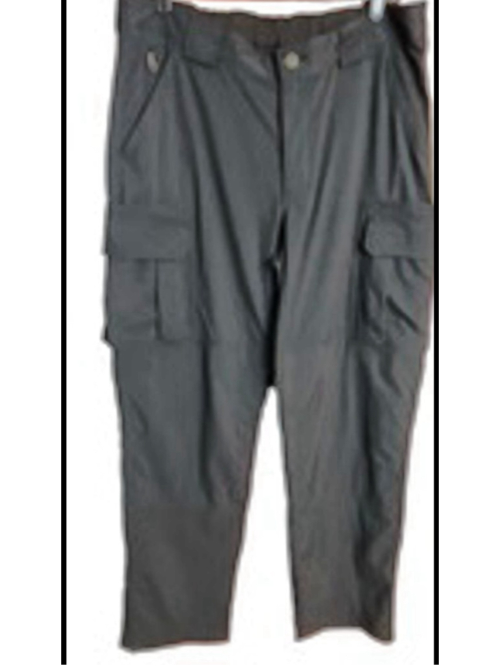 Duluth Trading Dry on the Fly Cargo Pants Mens Lx32 Black Nylon Hiking UPF
